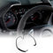 KUNGKIC Kohlefaser Auto Armaturenbrett Tachorahmen Aufkleber Dekorative Innenbereich Compatible with Chevrolet Camaro 2016-2023 Zubehör (Schwarz)
