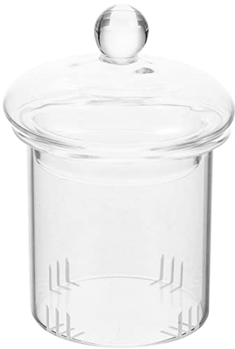 Cabilock Coffee Filters Glass Teapot Strainer 1 Set of Loose Tea Steeper Detachable Tea Strainer Transparent Tea Filter Glass Tea Infuser Glass Teapot Lid Replacement Loose Tea Infuser