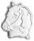 UptVin Molde de Pastel de Caballo - Molde Resistente para Pasteles con Forma de Cabeza de Caballo en 3D para Cumpleaños Infantiles y Ocasiones Especiales
