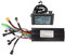 BuyWeek Kit Controller Brushless Bici Elettrica, DC 24V 36V 48V 750W 1000W 30A Controller Onda Sinusoidale con Pannello Display LCD SW900
