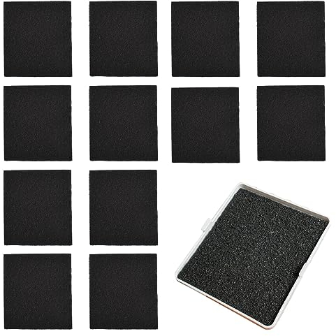 LYQNIHOB Filtro Attivo Carbone per Lettiera Gatti - Deodorante, Cucina e Servizi Igienici - 12 pezzi