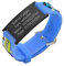 Notfallarmband SOS Armband Kinder Telefonnummer - Wasserfest Blau Silikon Anti Verloren Kinder Identifikationsarmband Namenarmband Kinderarmband Personalisiertes ID Armband für Mädchen Jungen