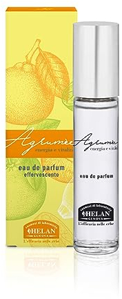 Helan, Agrumèe - Parfum Femme aux Notes Fraîches d'Agrumes, Eau de Parfum Femme avec Notes Florales de Rose et Jasmin, Fragrance Féminine Ambrée, Parfums Femme Légers et Pétillants Made in Italy 10 ml