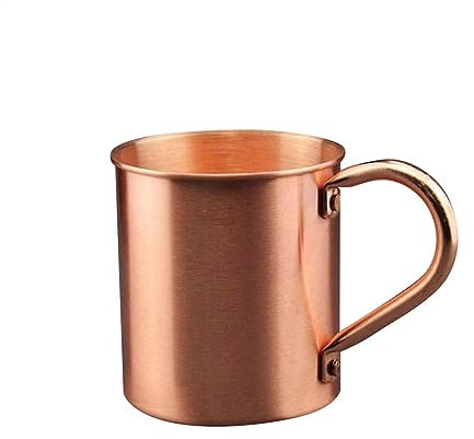 AOKLEY Smart Mug 450ml Copper Mug Water Cup Straight Cup Bar Cocktail Beer Mug Milk Tea Cup