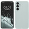 kwmobile Hülle kompatibel mit Samsung Galaxy S23 FE Hülle - weiches TPU Silikon Case - Cover geeignet für kabelloses Laden - Cool Mint