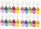 20pcs Porte-clés de Petites Chaussures, 5 Couleurs Mini Crocs en Silicone Trou de Plage Chaussures Porte-clés Mignon Adorable pour Sacs à Dos DIY Sac à Main Porte Murale Sac