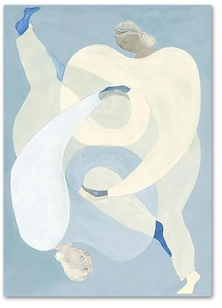 LVTFCO Sofia Lind Poster, abstraktes Pyjama-Mädchen-Gemälde, Sofia Lind-Leinwand-Wandkunst, Sofia Lind-Drucke, Sofia Lind-Bild für Heimdekoration, 50 x 75 cm x 1, ohne Rahmen