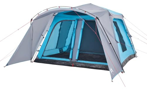vidaXL Familienzelt Campingzelt Wurfzelt mit Vorzelt 9 Personen Quick Release