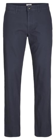 JJ REBEL Jrebkenni Sharp Chino Noos, Blazer Navy, 33 W/32 L
