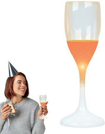 Verres à Champagne, Flûtes à Champagne - Coupe à champagne lumineuse colorée de 120 ml | Verres à boire uniques, tasses qui brillent dans le noir, flûtes à champagne pour mariage, fête de Noël