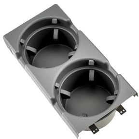 Vehicle Drink Holder For Bmw 3 Series E46 318I 320I 98-06 51168217953 Car Center Console Water Cup Holder Beverage Bottle Holder Coin Tray Black Drink Cup Holder(Grey 2)