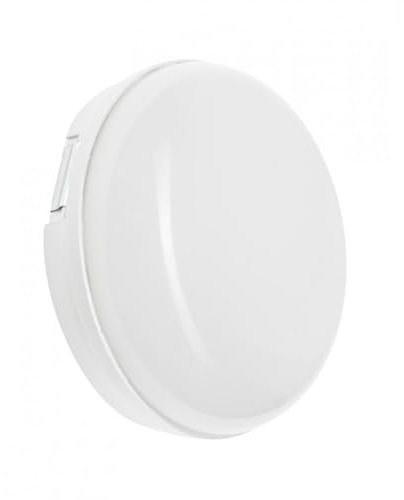 NCC-Licht LED Außenleuchte Wandlampe Weiß rund Ø14cm IP54 8W 940lm Neutralweiß 4000K 120°