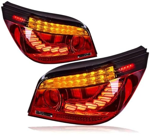 Hinten Schwanz Licht Auto Hinten Lichter Für BMW E60 5 Serie 525I 523I 2003-2010 Rückleuchten Drl Signal Bremse Reverse