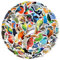 Bric Dodo 50 Stück Vögel Aufkleber Auto Laptop Telefon Gitarre Skateboard Motorrad Fahrrad Bird Stickers Set Vinyl Wasserdicht Aesthetic Aufkleber für Jugendliche Kinder Erwachsene