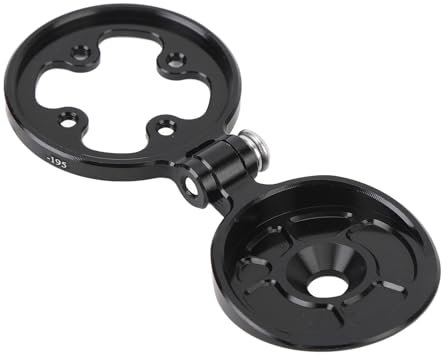 Cycling Computer Mount,Aluminum Alloy Out Front Cycle Stem Riser Computer Mount Kit with 4 Adapters