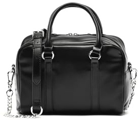 MISAKO Lupersia Tote-Tasche mit abnehmbarem Schulterriemen ED. Damen - Lupersia Schwarz 17 X 25 X 13 cm