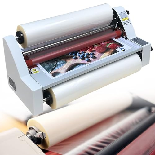 Eastnmythet Plastifieuse A3 A4 A5 A6, Plastifieuse Simple/Double Face avec 2 Rouleaux de Film de Plastification, Plastifieuse à Chaud et à Froid de 350 mm/13,78 Pouces pour La Maison, Le Bureau