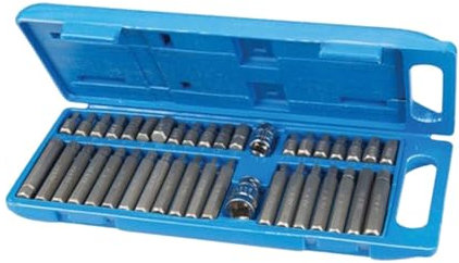Mobestech Assortment Spline Socket Set Halfords Compatible Drill Driver Bits Kit Printed