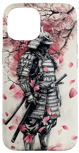 Samurai Kirschblüte Japan Hülle für iPhone 15