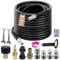 10M Kit de Manguera para Limpiar Tuberías,Desatascador Karcher compatible con Karcher K2-K7, Lavor, Bosch, 400 Bar/5800 PSI,Kit de Limpieza de Manguera de Drenaje con 4 Boquillas y 2 Adaptadores