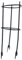 ifundom 1Ensemble Support Extensible pour Plantes Grimpantes Tiges à Cercles Étagère pour Intérieur Extérieur pour Vignes Fleurs Décoration de Jardin Pots
