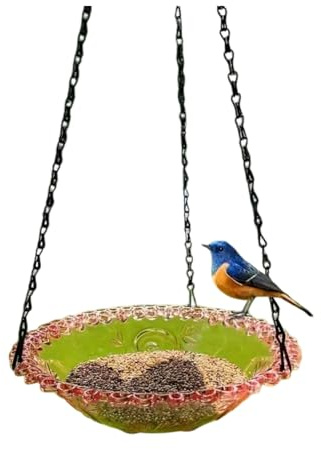 Aboiled Explosion Suspension Metal Bird Feeder Outdoor Feeder Pet Bird Bird Feeder Bird Feeder Pink