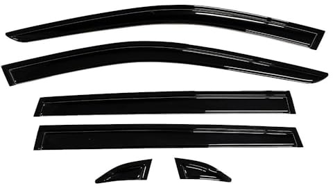 Windabweiser Autofenster für Toyota RAV4 MK5-XA50 2020-2025 Extended Version, Car Comfort Windabweiser Regenabweiser Aerodynamisch Regenschutz Integrierte Deflektoren Luftabweiser