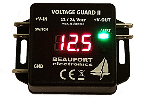 V-Guard II – programmable battery monitor 12V and 24V, with LCD