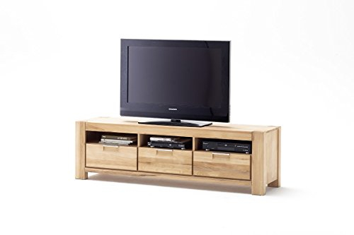 Beauty.Scouts TV-Lowboard 'Lara I' - Schrank, Kommode, Konsole, TV-Schrank, TV-Kommode, TV-Konsole, TV-Tisch, TV-Lowboard, B/H/T: 173 x 51 x 45 cm, Wohnzimmer, in Kernbuche massiv - geölt