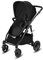 cbx Kombikinderwagen Leotie Pure mit wendbarem Komfortsitz und faltbarem Kinderwagenaufsatz für Neugeborene, Inkl. Regenverdeck, Ab Geburt bis 15 kg, Smoky Anthracite
