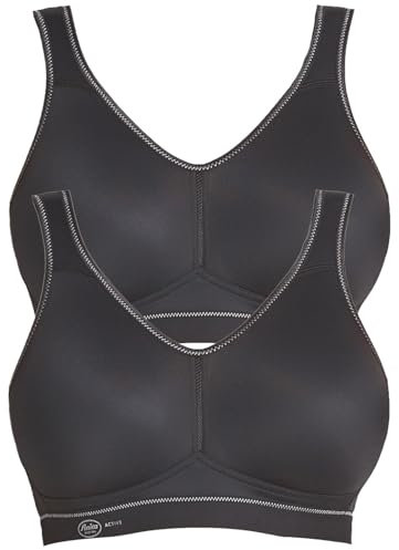Anita 2er Sparpack Sport-BH Light & Firm 5521 Gr. 85E in 1xschwarz 1xschwarz