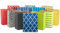 Hallmark 5EGB6050 Geschenktüten-Set (12 Stück, Primär, Verschiedene Muster) Geschenkbeutel, Papier, Rot, Blau, Schwarz