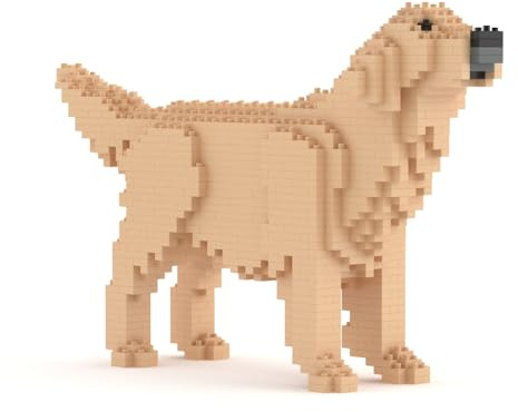 JEKCA Golden Retriever 02S-M03 | Hunde-Bausteine aus Kunststoff | Ab 14 Jahren