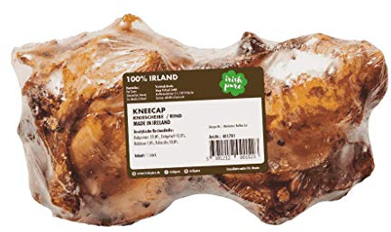 Irish Pure Filled Kneecap Bone Premium Kauknochen vom Rind für Hunde | Vitamine | Premium | Getreidefrei | Sensitiv | Hundeknochen aus Irland