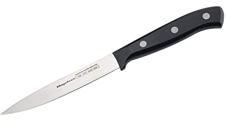 MAGEFESA Filo - Cuchillo Universal 14cm, Acero Inoxidable, Resistente, Estable, Mangos Modernos de Color Negro, Máxima Precisión, Limpieza Fácil