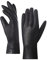 Harssidanzar Lederhandschuhe Frauen,Damen italienische Lammfell Lederhandschuhe Kaschmir Gefüttert, Schwarz,XS