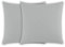 Class Home Collection Kissenbezug 40x40 Baumwolle – Kissenbezüge 40x40 im 2er Set – Weiche Kissenhüllen 40x40 für Sofa & Bett – Kopfkissenbezug für Kissen 40x40 cm mit Reißverschluss – Silber