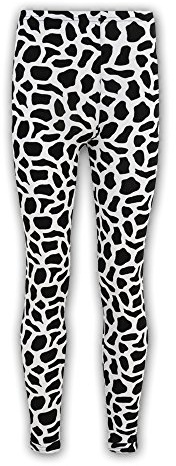 A2Z 4 Kids Giraffe Girls Giraffe Leggings Soft Stretchy Trendy Lightweight Casual Wear Fashionable for Summer - Legging Black 3-4