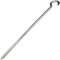 AERZETIX - C58000 - Set mit 5 Haken abgewinkelte augenschrauben zum schrauben Ø8x200mm in form C - offener haken mit selbstschneidender schraube - aus verzinktem stahl - farbe silber