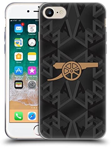 Head Case Designs Officially Licensed Arsenal FC Away 2022/23 Crest Kit Soft Gel Case Compatible With Apple iPhone 7/8 / SE 2020 & 2022