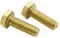 MACHSWON Lot de 10 vis à tête hexagonale M8 x 25 mm en laiton