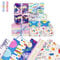 OFFCUP Geschenkpapier Kinder Recycelbares, Geburtstagspapier Set, Geschenkpapier Geburtstag Bunt 6 Blatt 50x70cm Verpackungspapier mit 2 Bündel Bänder Kindergeburtstag Geschenke Deko（Brief）