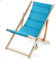 KADAX Liegestuhl, Strandstuhl aus Holz, Sonnenliege bis 120kg, Liege aus Buchenholz, Holzklappstühle, Strandliege, Klappliege für Strand, Holz-Liegestuhl (Ohne Kopfstütze, Blau)