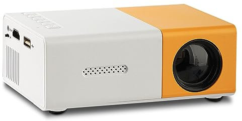 KF Premium Mini Portable YG300 Multimedia Projector - Elevate Your Entertainment Full HD 1080P Home Theater Experience On-the-Go Indoor and outdoor viewing