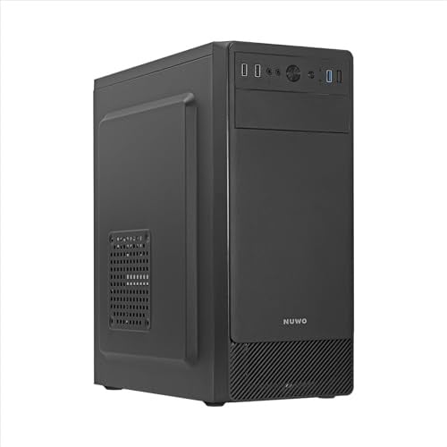 Nuwo Irys Y901 Caja PC Office ATX, Micro ATX-ITX, No Ventilador, Frontal ABS, USB 3.0, Color Negro