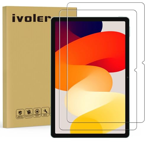 ivoler 2 Stück Schutzglas Schutzfolie für Lenovo Tab M11 / DOOGEE T30 Pro/Xiaomi Redmi Pad SE 11 Zoll, 9H Härte Panzer Schutz Glas, HD Klar Displayschutzfolie, Anti-Kratz Folie, Anti-Bläschen