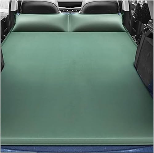 ASTRAE Auto Luftmatratze Für V-W Tiguan 2010-2016,Auto komfortabel Aufblasbar Kissen,Bett Schlafkissen für Reisen Camping Outdoor Aktivitäten,F-Green