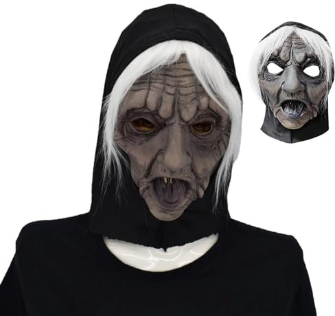 Halloween Masken,Film Killer Horror Maske,Halloween Latex Vollmaske,Terror Party Maske,Halloween Latex Vollmaske,Gruselige Masken,Latex Horror Maske,Cosplay Halloween Demon Carnival Cosplay Props
