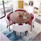 WSYSHHGR Bürotisch und Stuhl-Set, Business-Esstisch, einfache Tisch- und Stuhlkombination, Büro, Besprechungsraum, Freizeittisch, Balkon, Terrasse, Teetisch, Wohnzimmer, Küche
