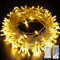 Bollengold 220 LED Plug in Fairy Lights, 22M/72Ft Main Powered String Lights, Waterproof Christmas Lights for Party, Wedding, Bedroom, Indoor Decoration(Warm White)
